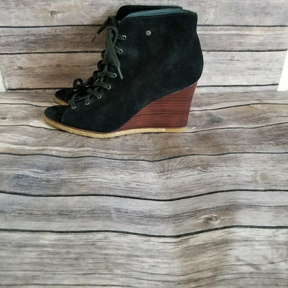 UGG Shoes - UGG SUEDE PEEP TOE SHOES